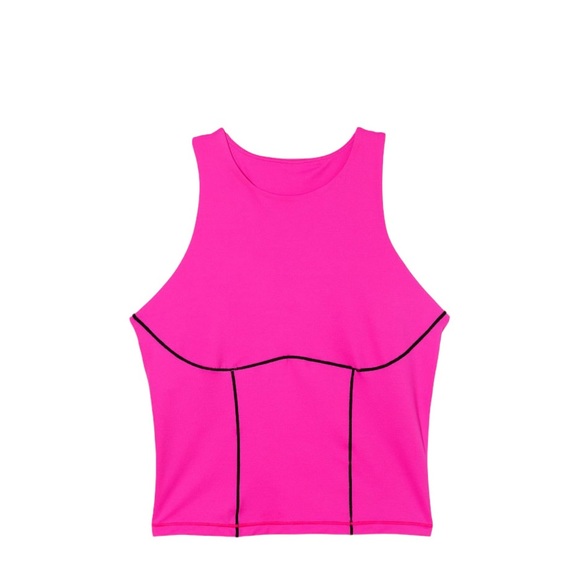 NWT - Victoria's Secret Sweat on Point Racer Tank size S Pink - Picture 4 of 4